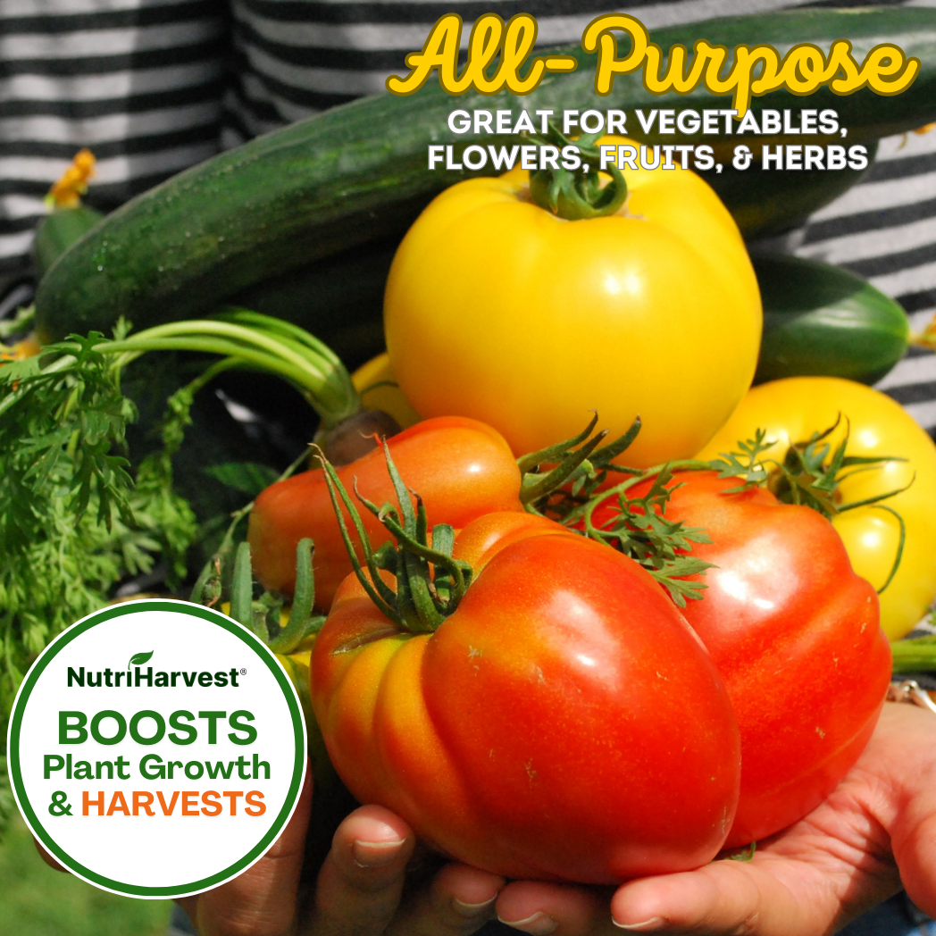 NutriHarvest® Super Organic Fertilizer With Biostimulant 3-3-3, OMRI Listed Plus USDA-Certified Biobased, in Resealable Bag