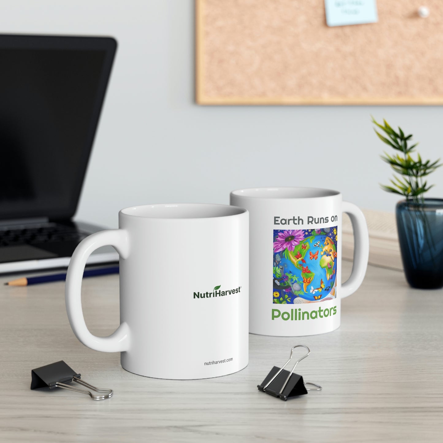 Earth's Pollinators Eco Ceramic Mug 11oz