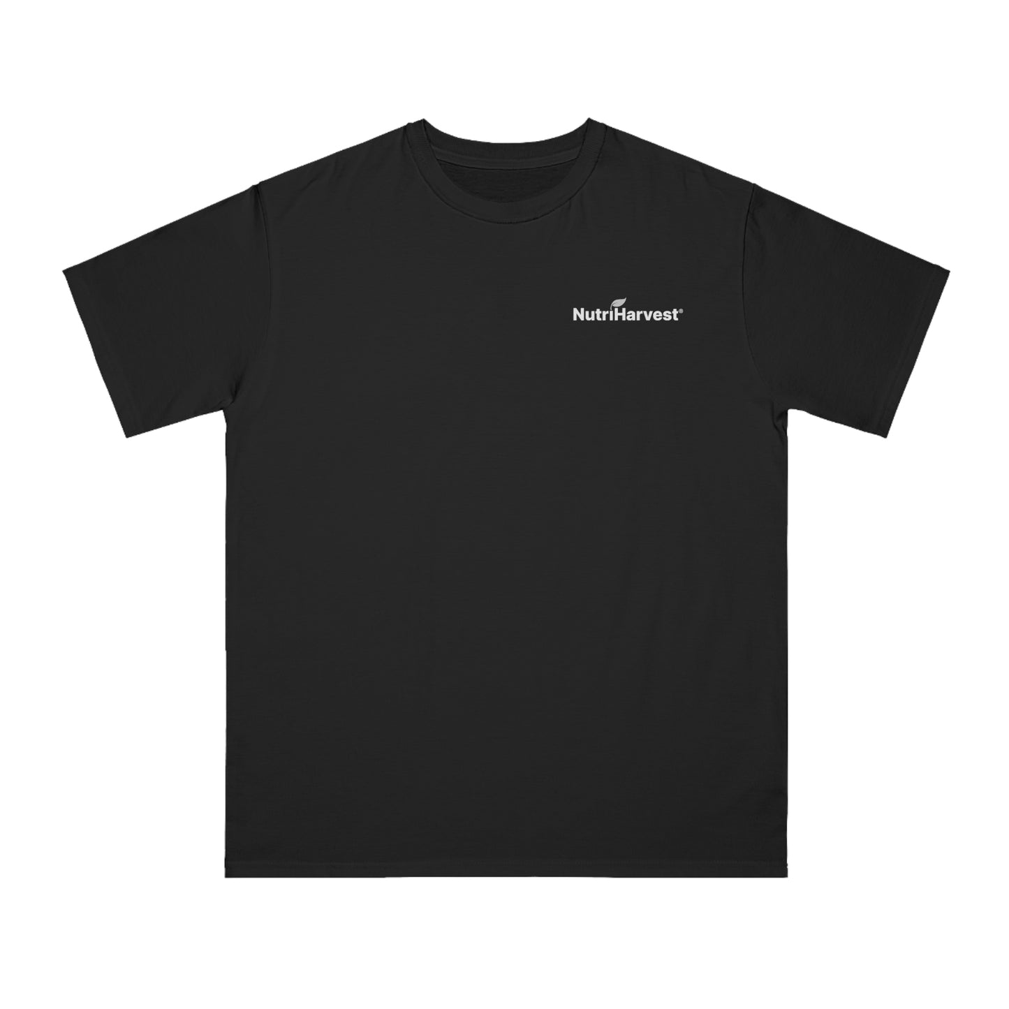 Organic Unisex Classic T-Shirt NutriHarvest® Casual in White, Black, Pacific, and Charcoal