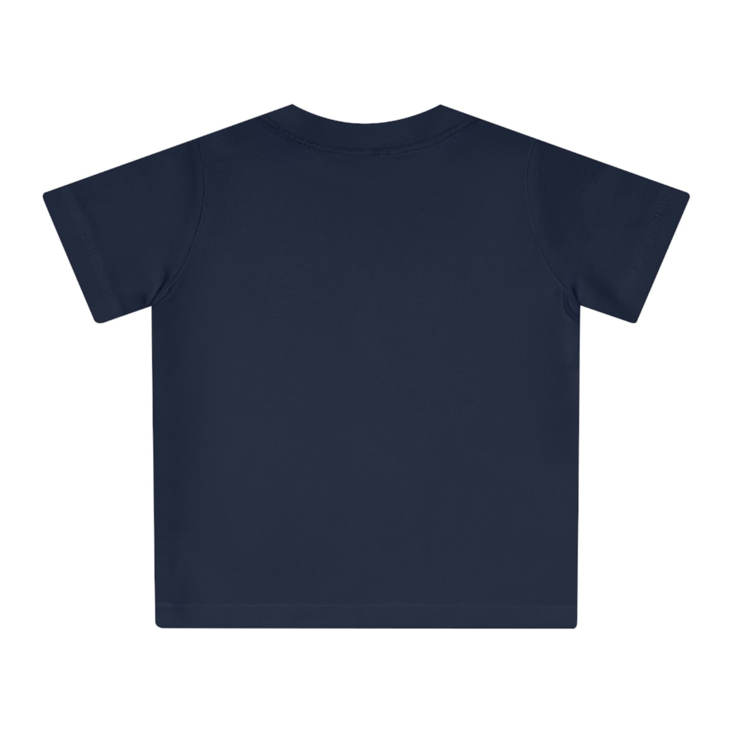 Organic Baby T-Shirt in Blue, White, Pink, Black, and Navy