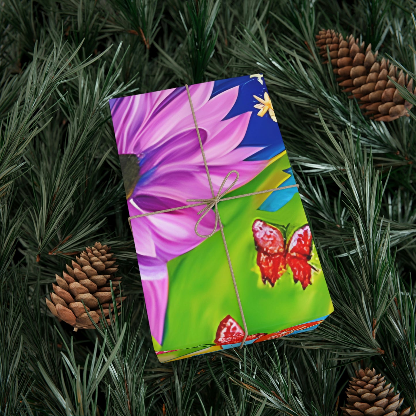 Earth's Pollinators Eco Gift Wrap Paper