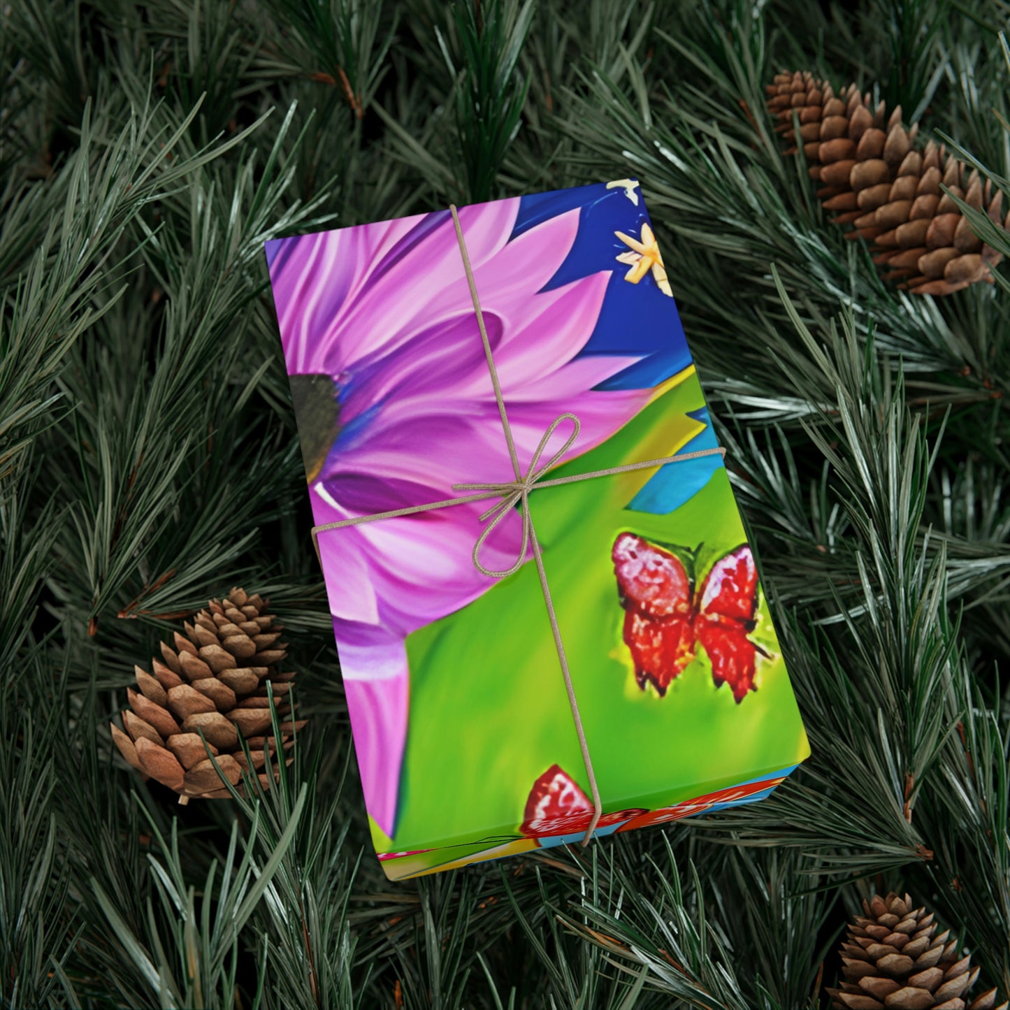 Earth's Pollinators Eco Gift Wrap Paper