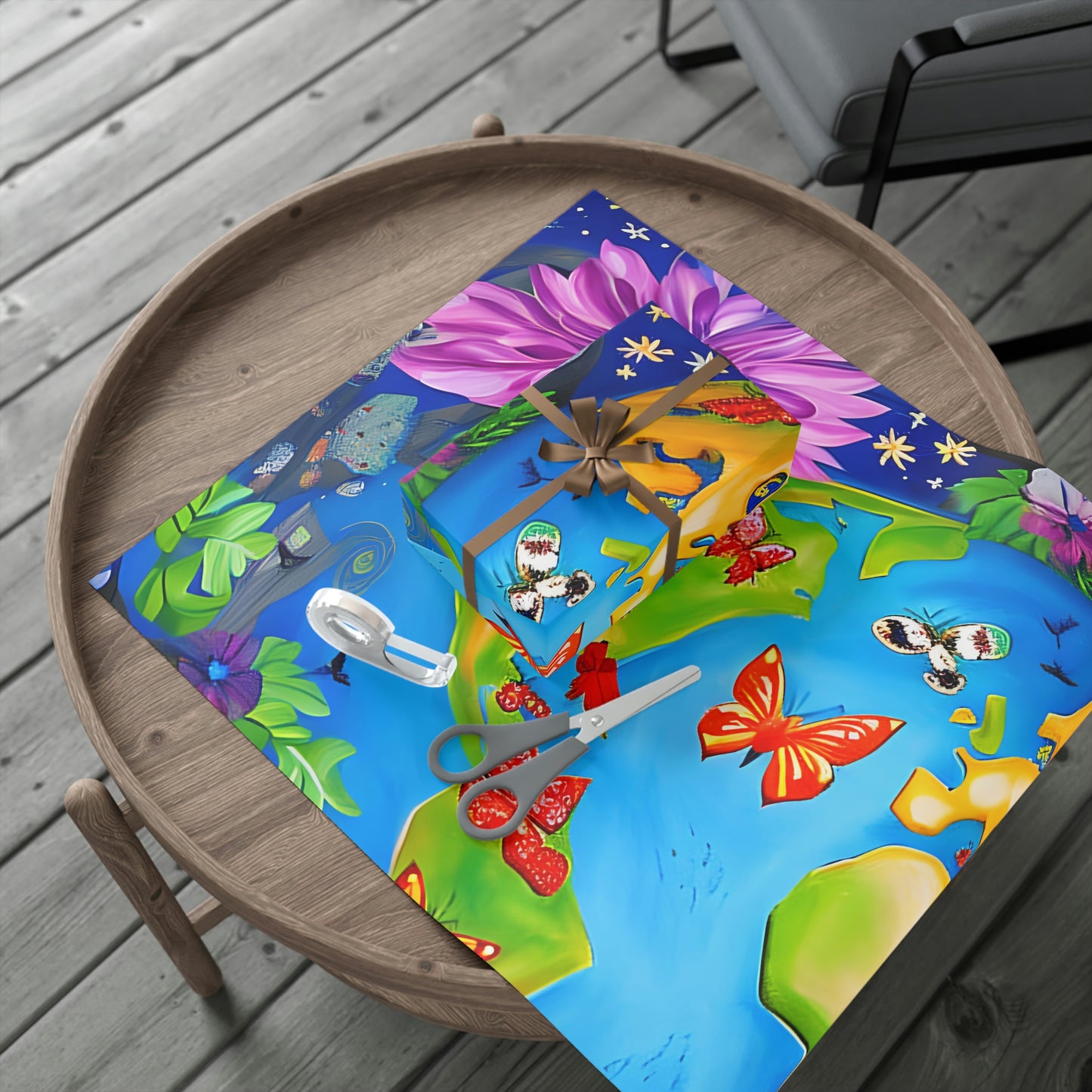 Earth's Pollinators Eco Gift Wrap Paper