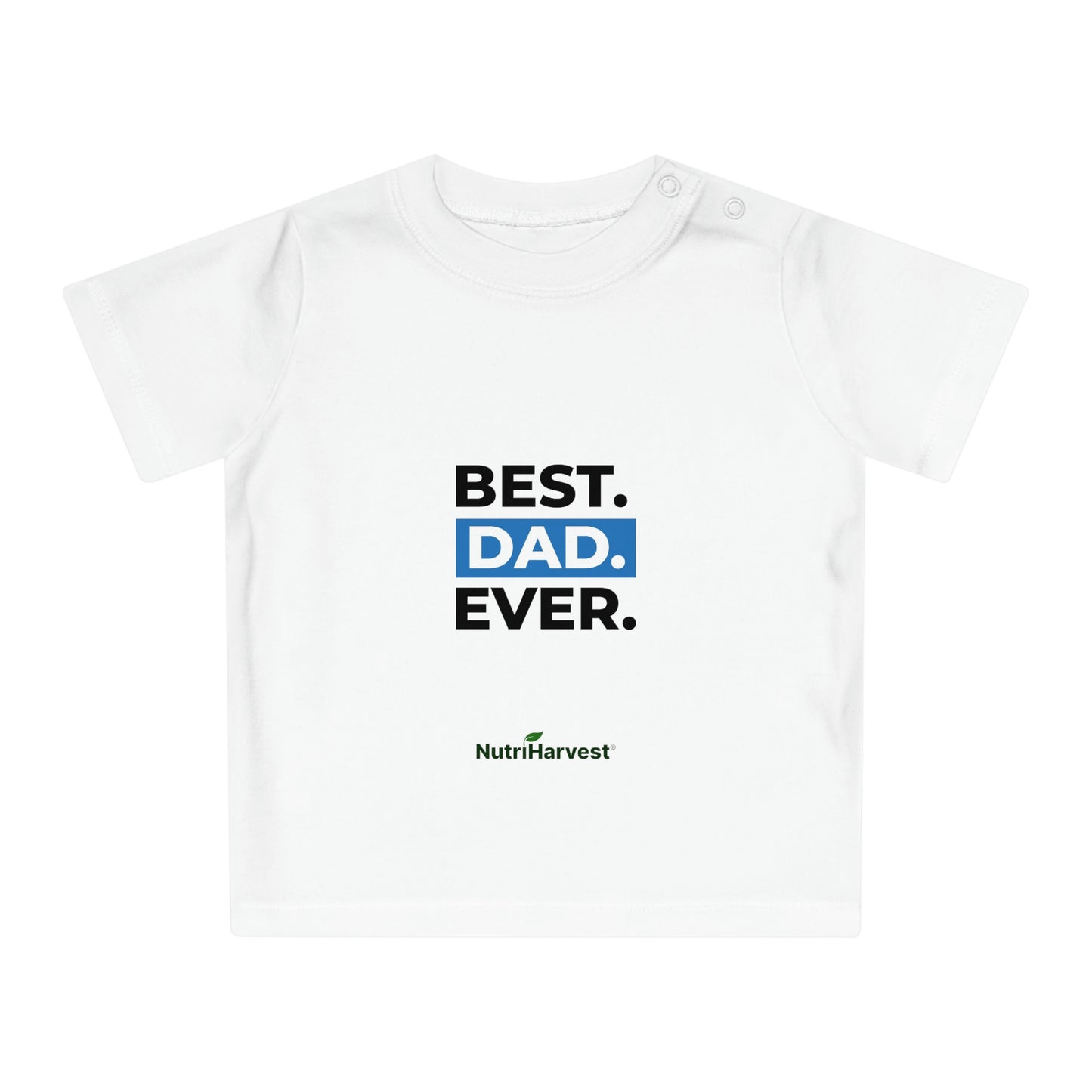 Organic Baby T-Shirt in Dusty Blue, Powder Pink, and White