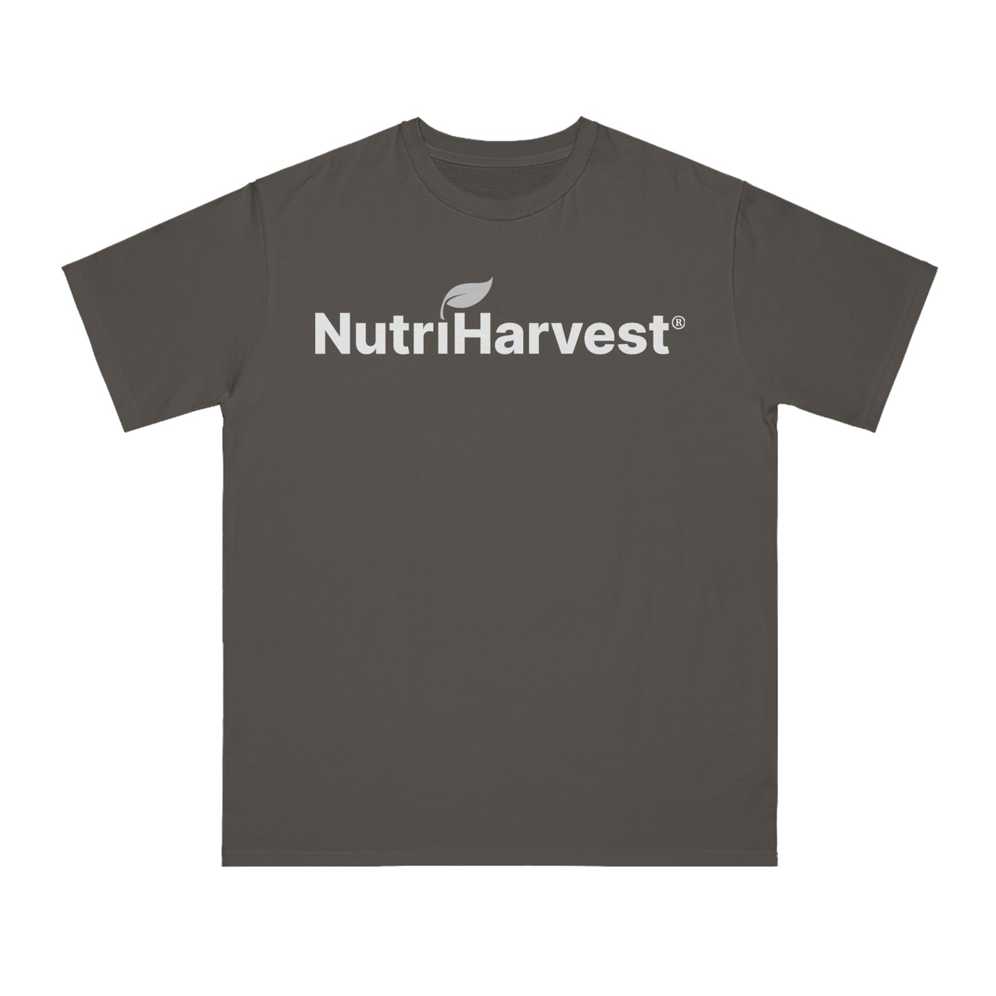 Organic Unisex Classic T-Shirt NutriHarvest® in White, Black, Pacific, and Charcoal