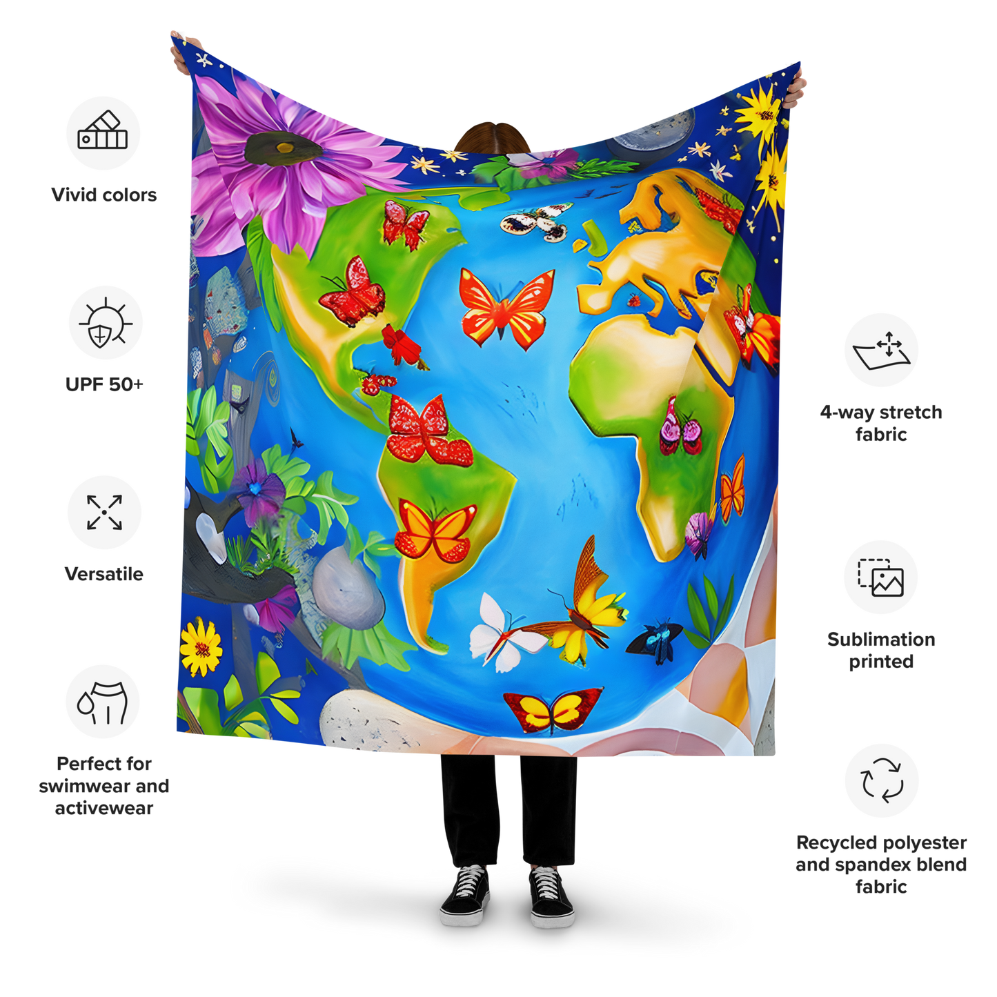 Recycled polyester fabric