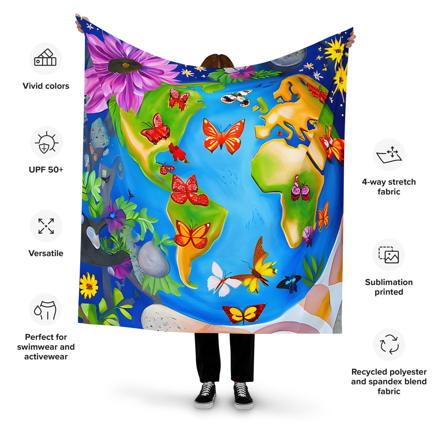 Recycled polyester fabric