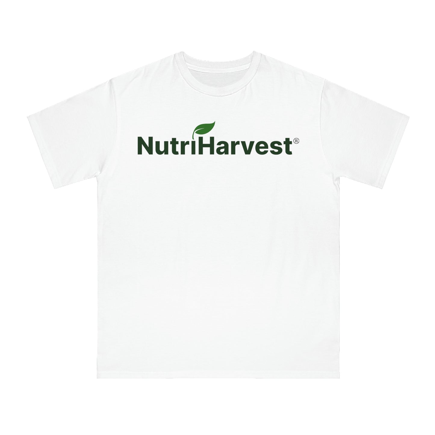 Organic Unisex Classic T-Shirt NutriHarvest® in White, Black, Pacific, and Charcoal
