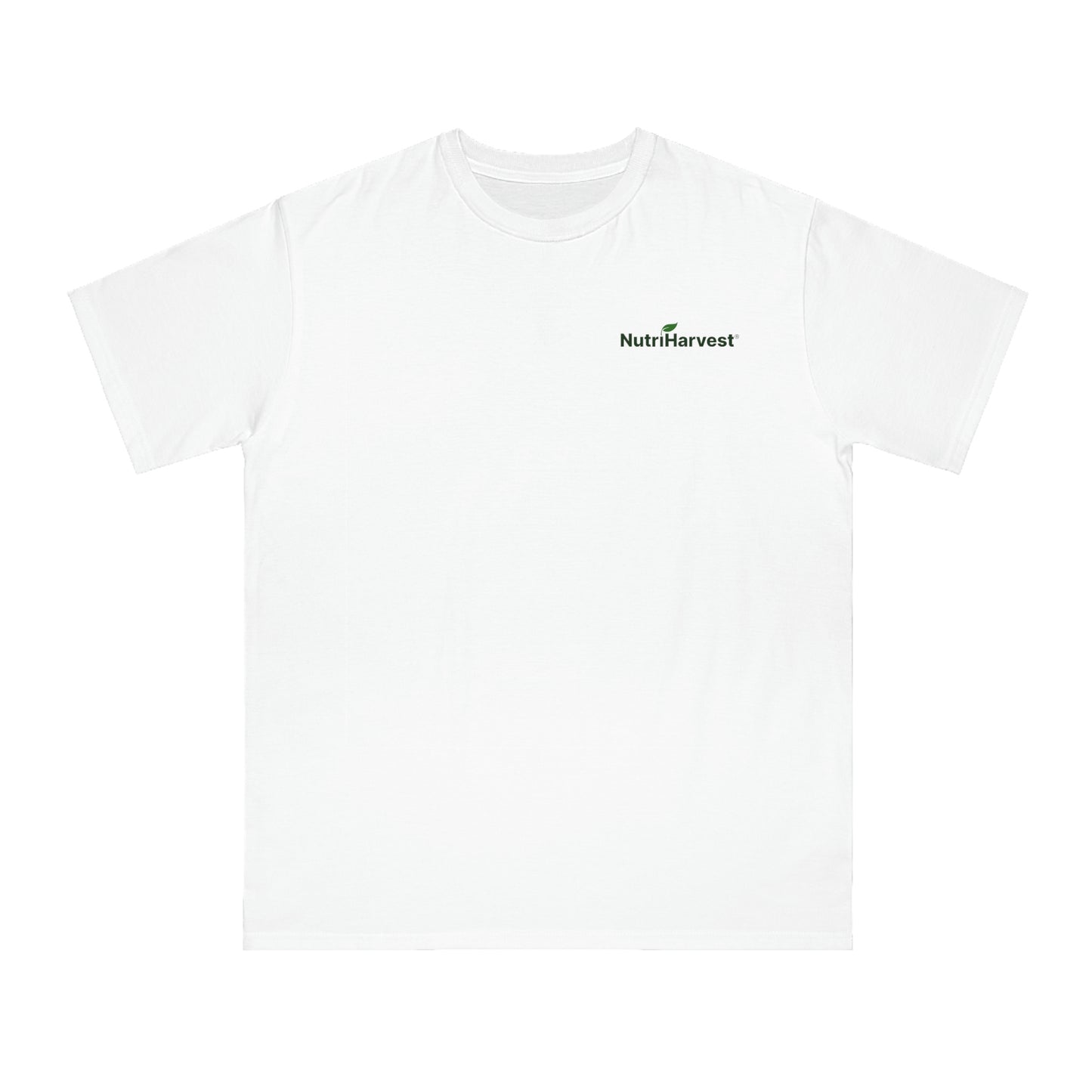 Organic Unisex Classic T-Shirt NutriHarvest® Casual in White, Black, Pacific, and Charcoal