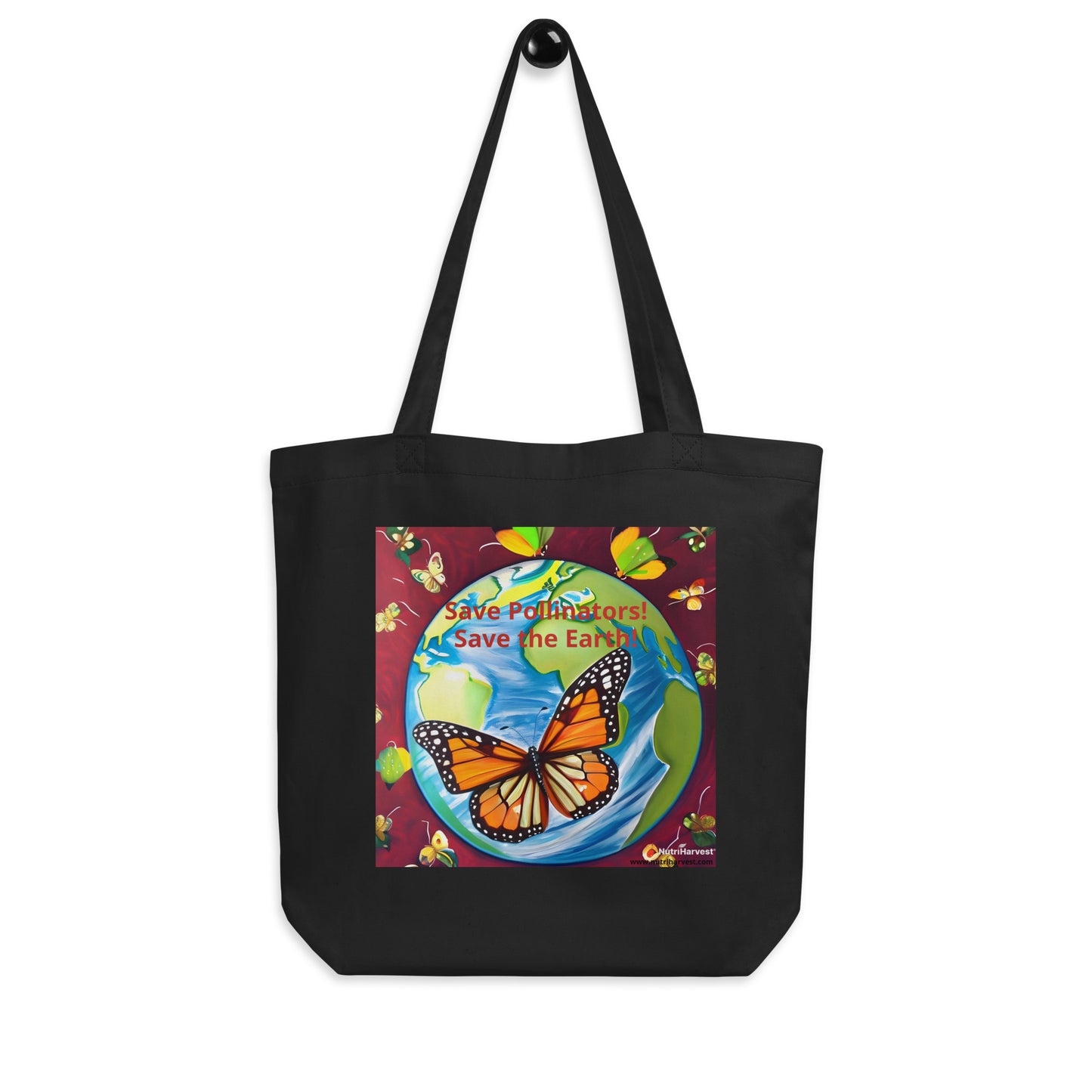 Eco Tote Bag Save Pollinators, Save the Earth