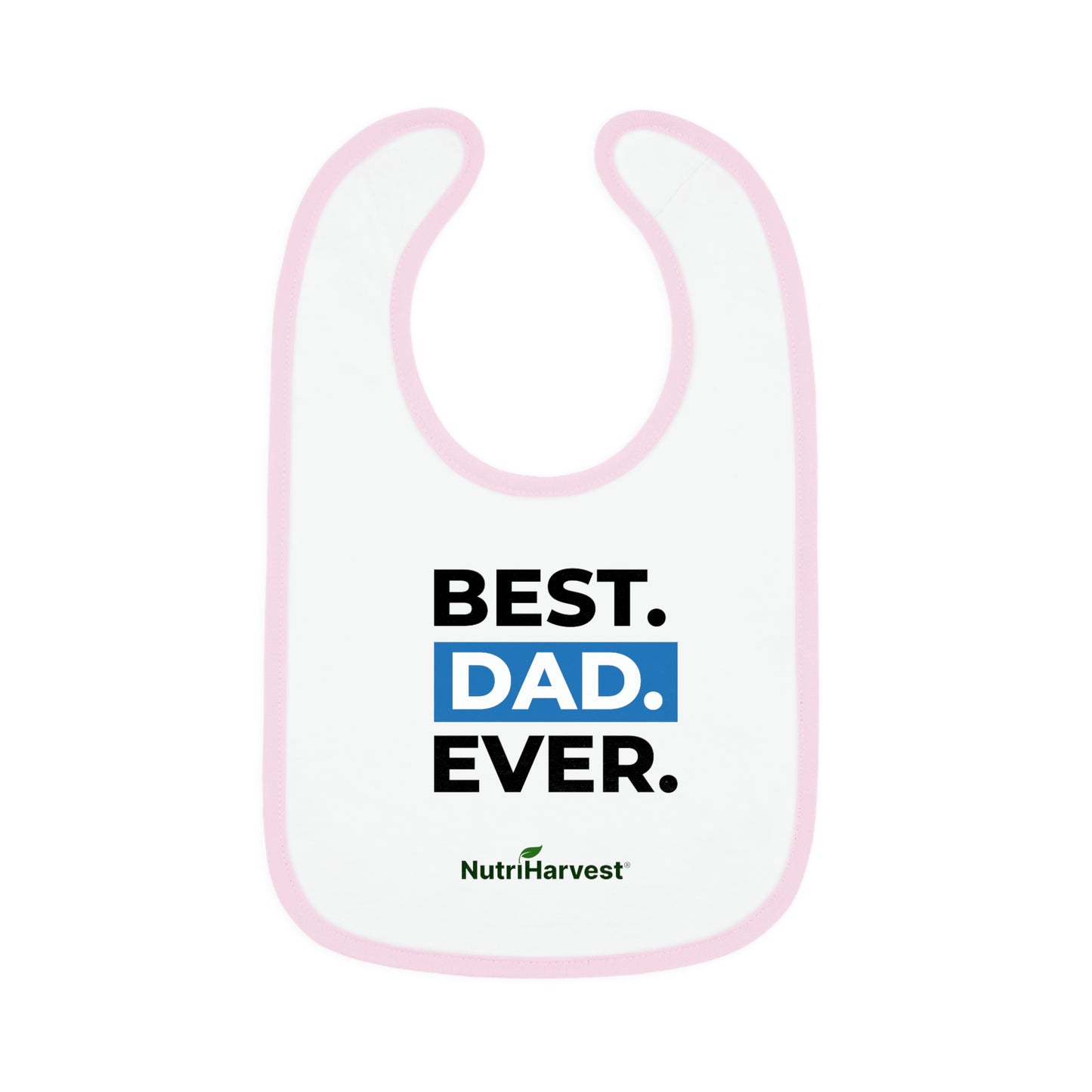 Baby Contrast Trim Jersey Bib