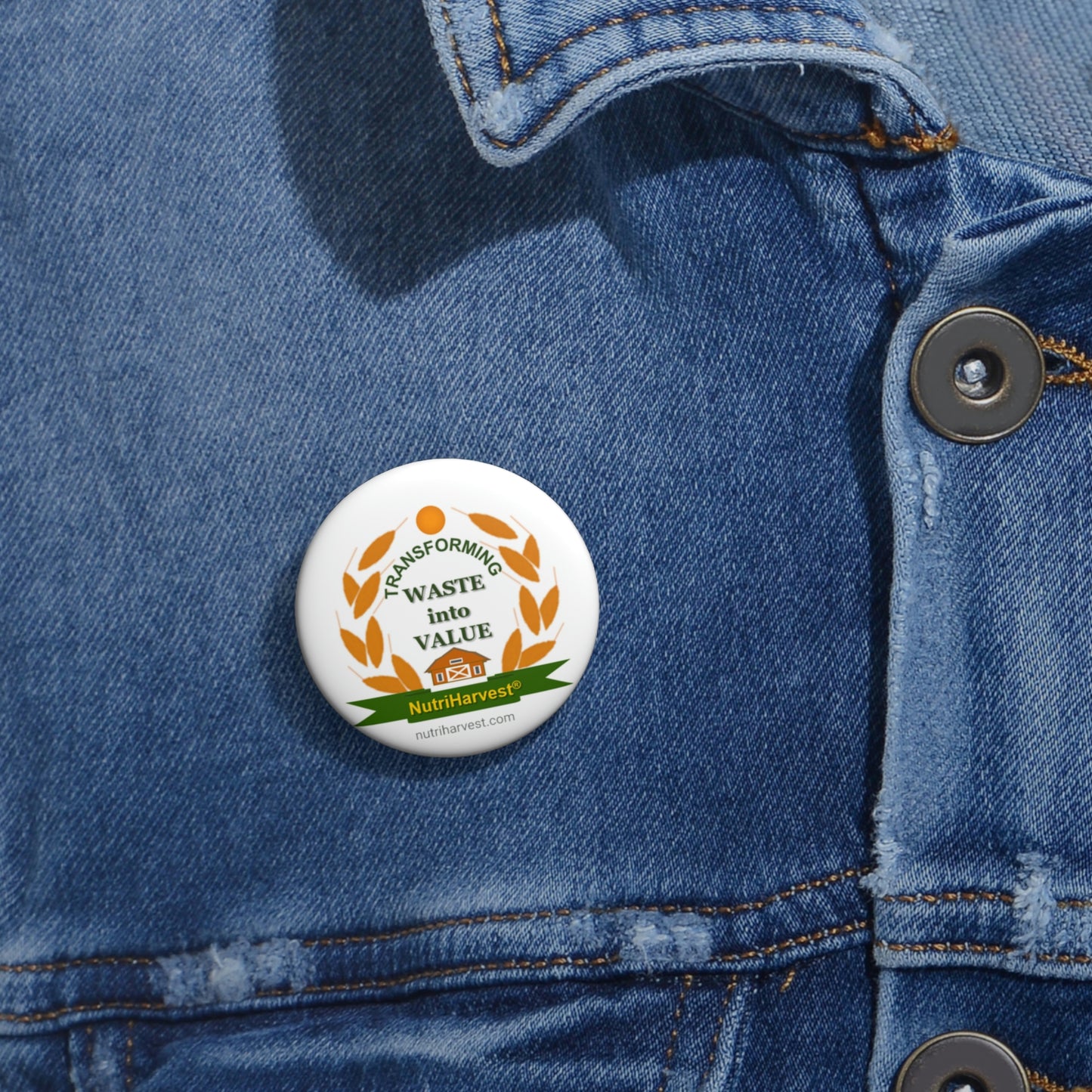 Custom Pin Buttons NutriHarvest®