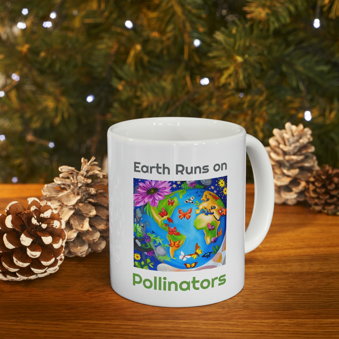 Earth's Pollinators Eco Ceramic Mug 11oz