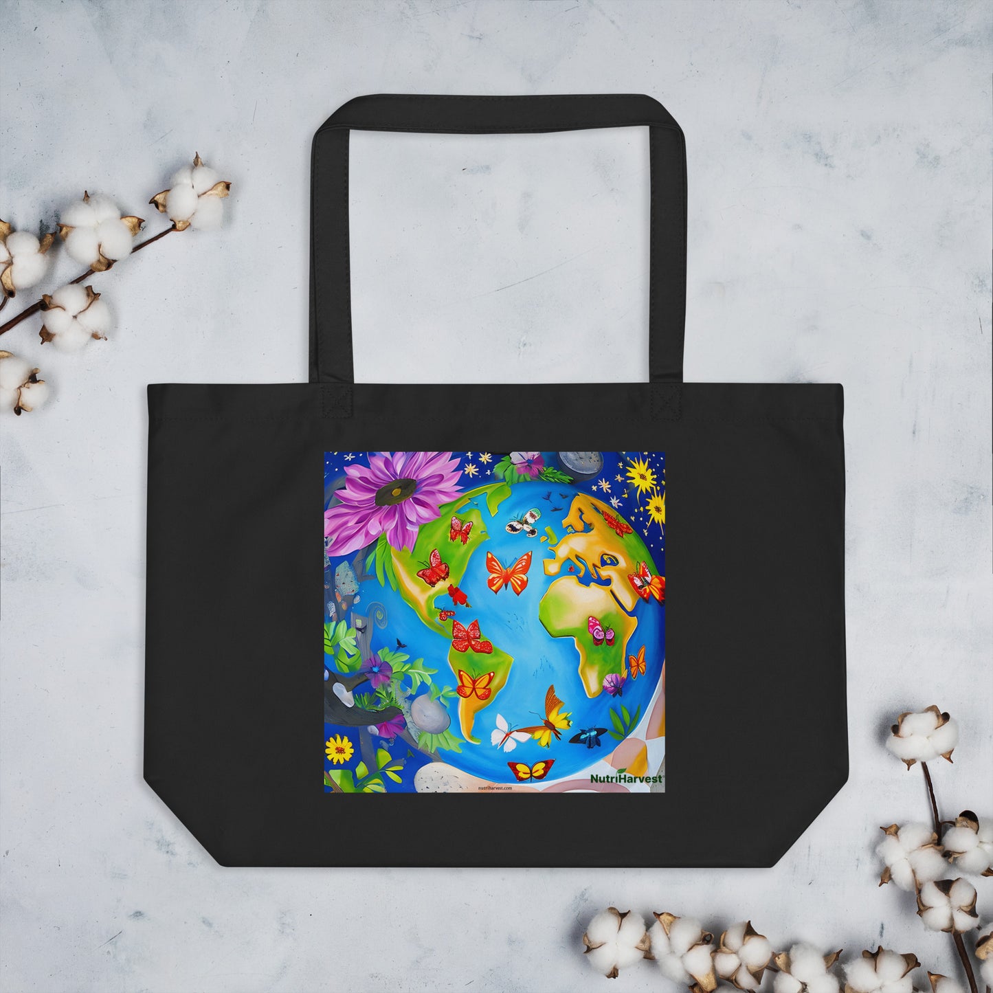 Earth's Pollinators Large Eco Tote Bag