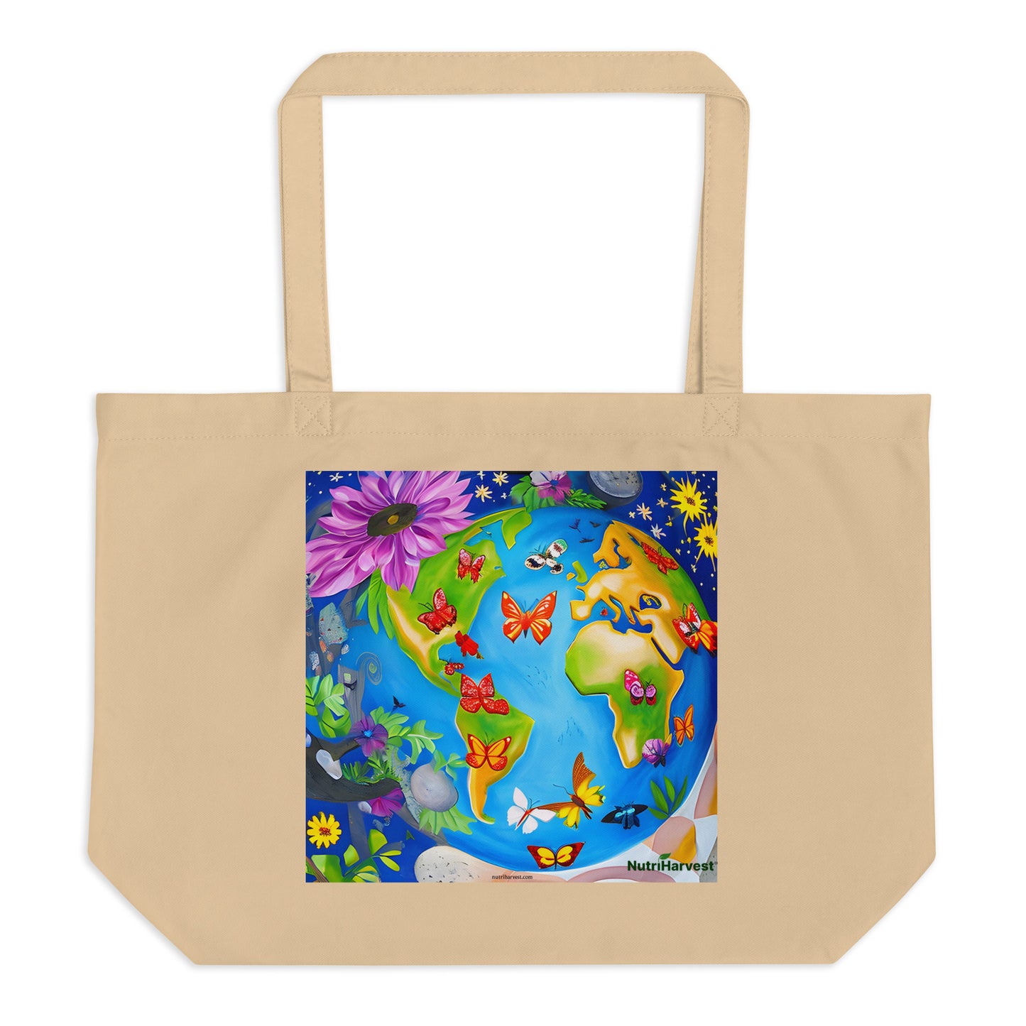 Earth's Pollinators Large Eco Tote Bag