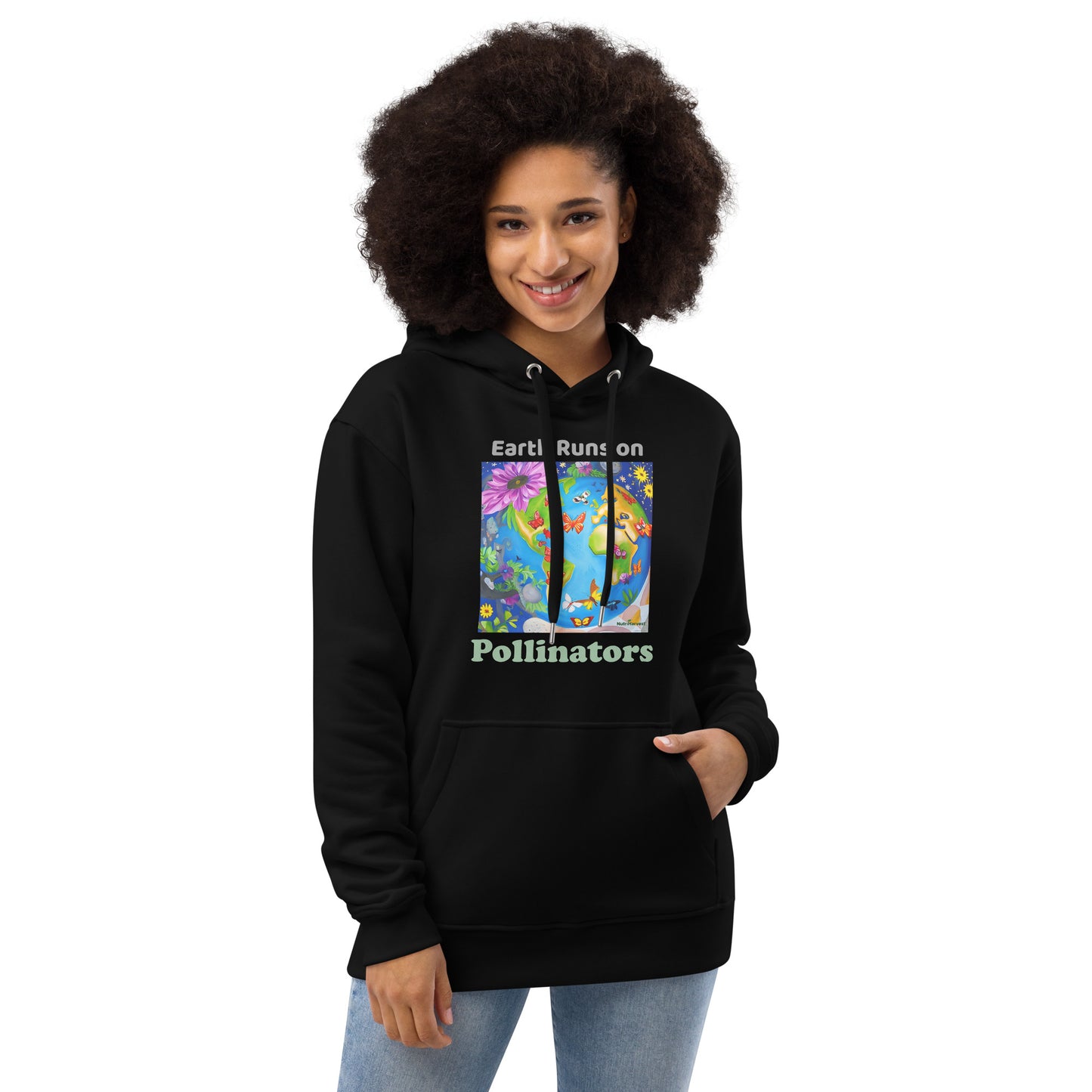 Premium Earth's Pollinators Unisex Eco Hoodie