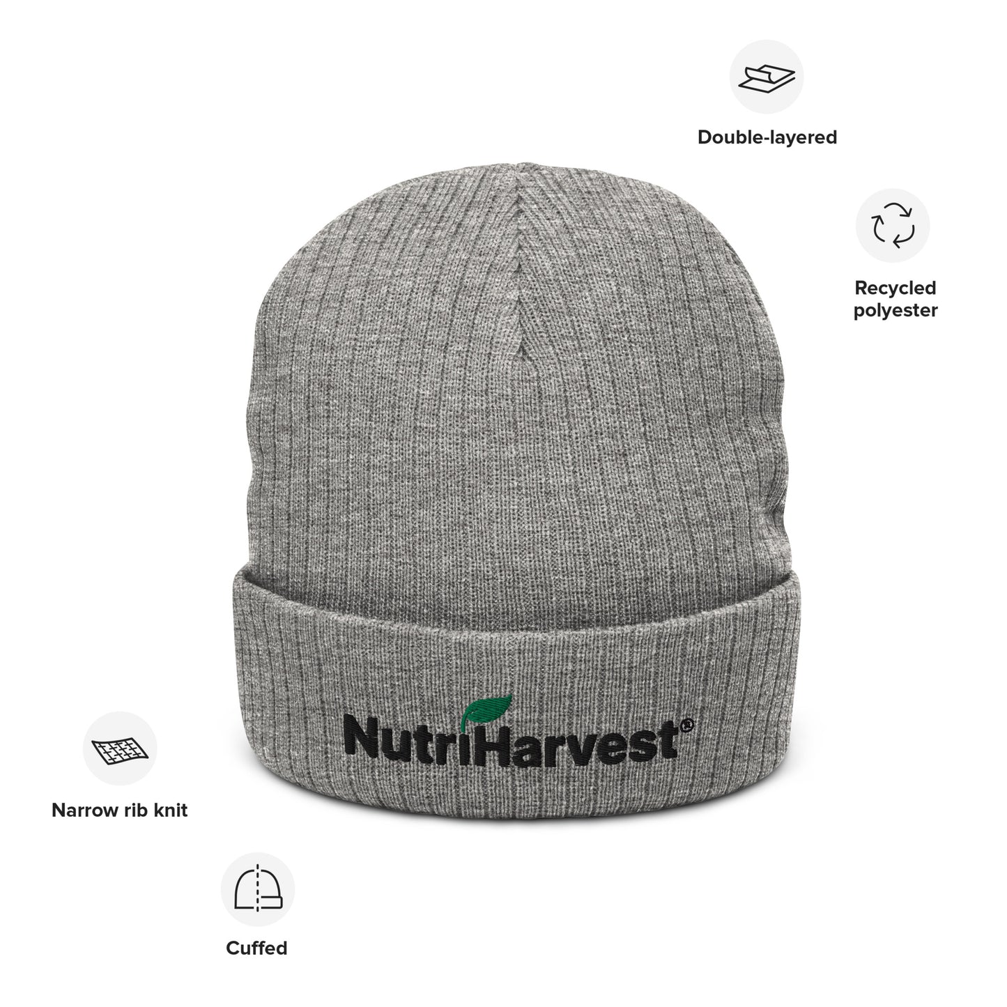 Organic Ribbed Beanie for Comfort and Style