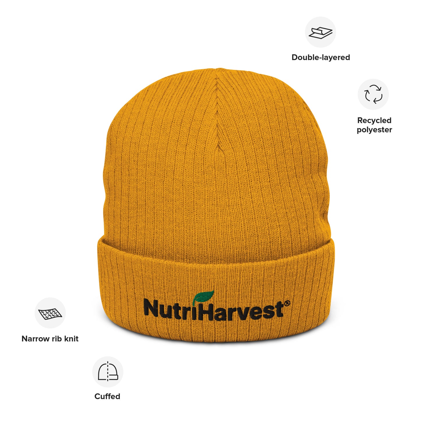 Organic Ribbed Beanie for Comfort and Style