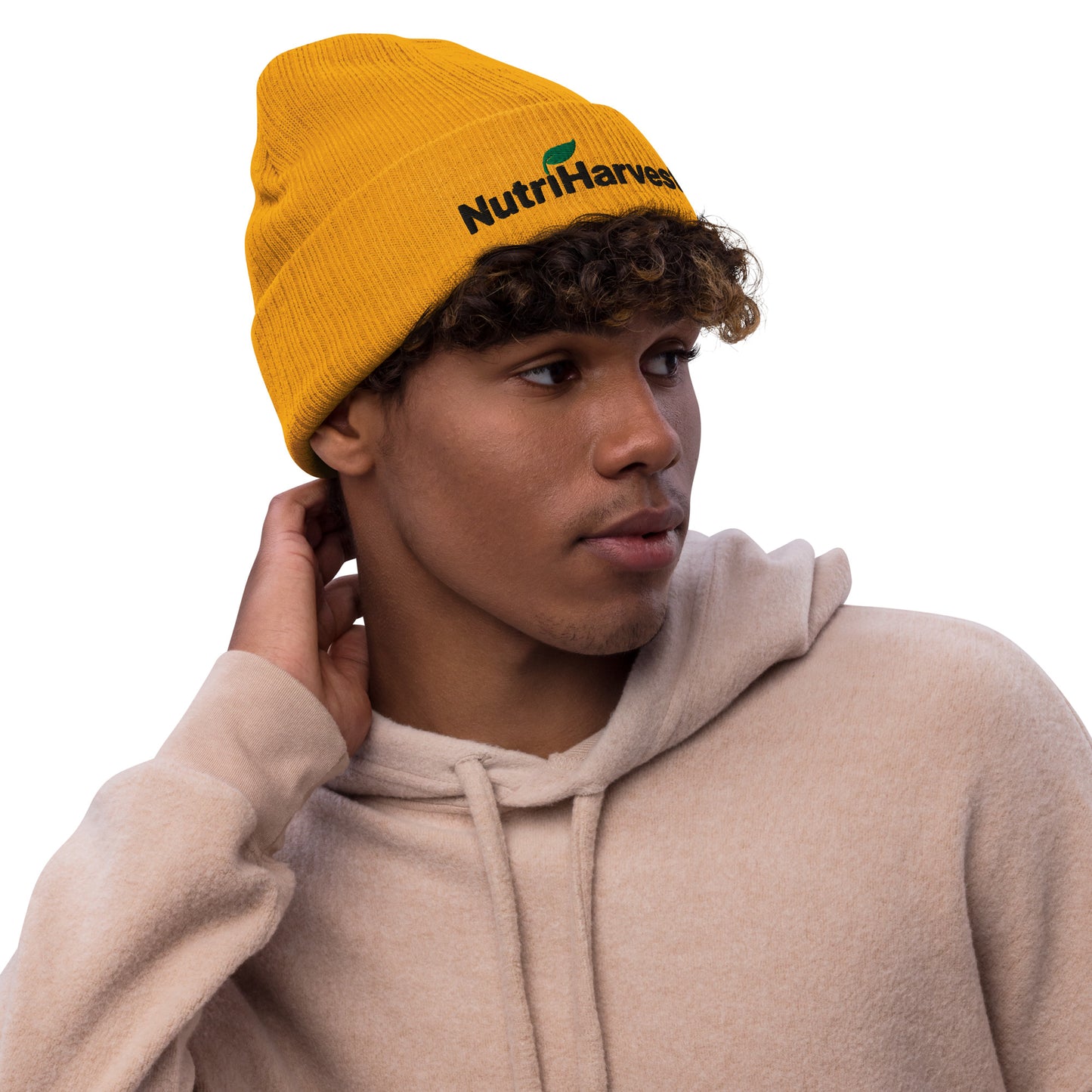 Organic Ribbed Beanie for Comfort and Style