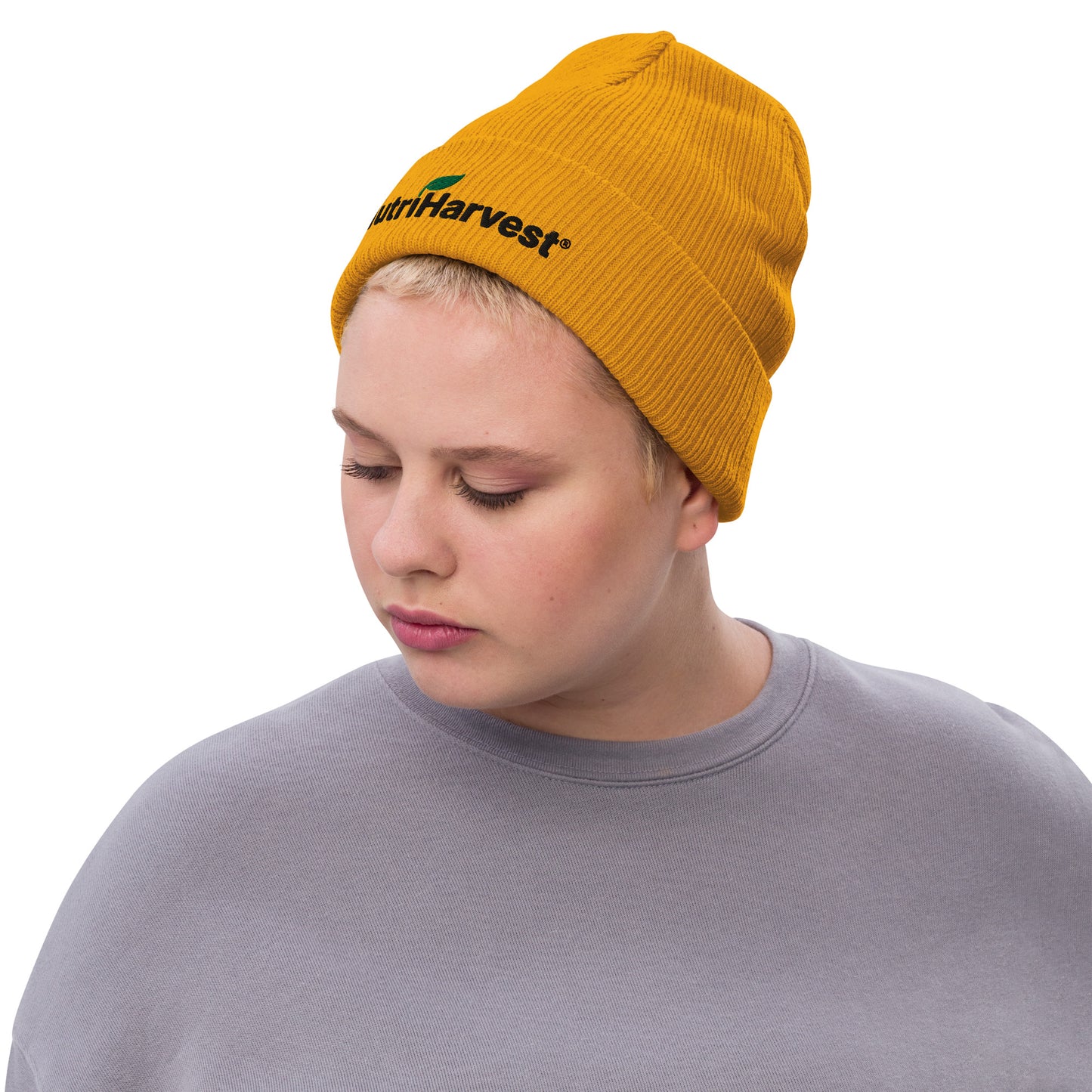 Organic Ribbed Beanie for Comfort and Style