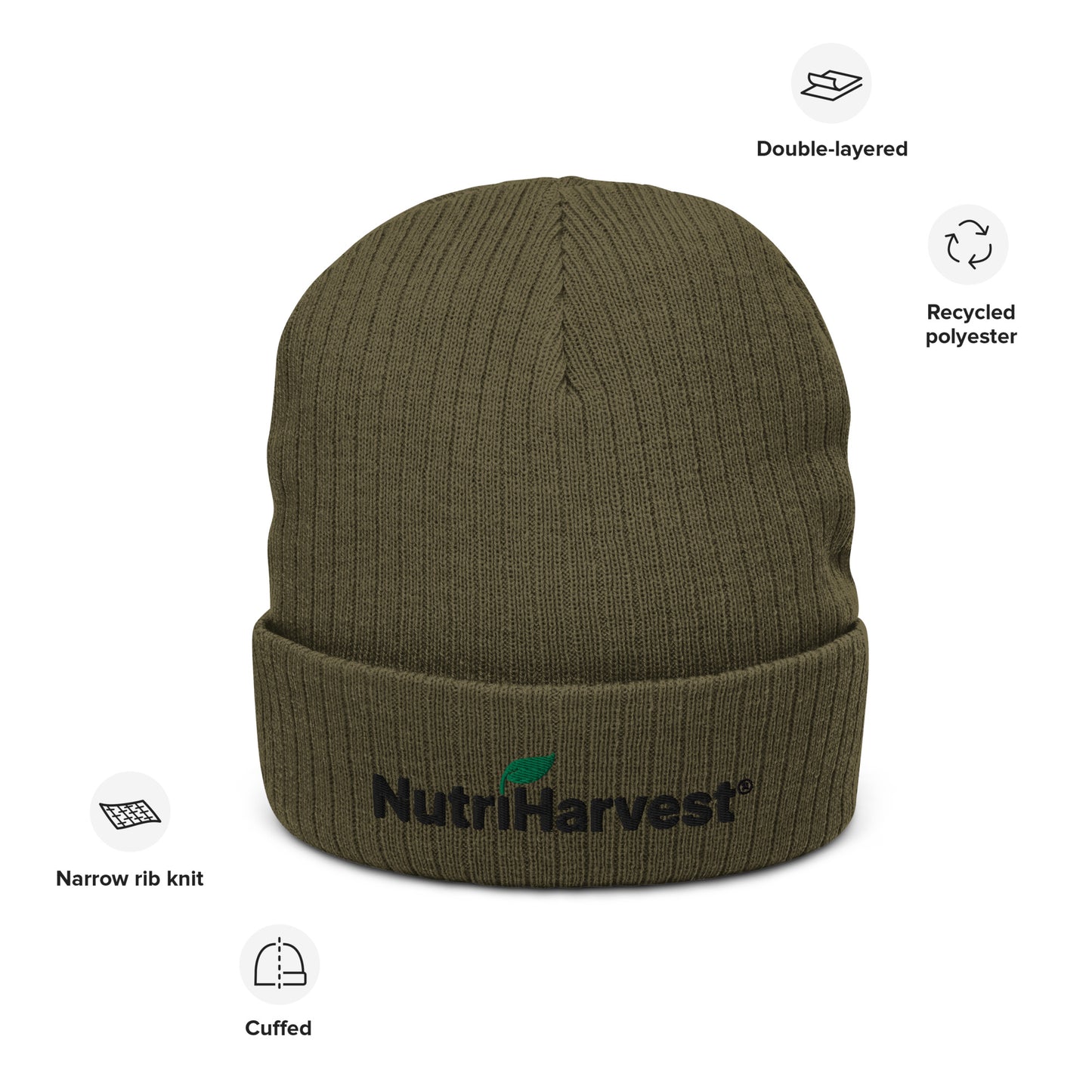 Organic Ribbed Beanie for Comfort and Style