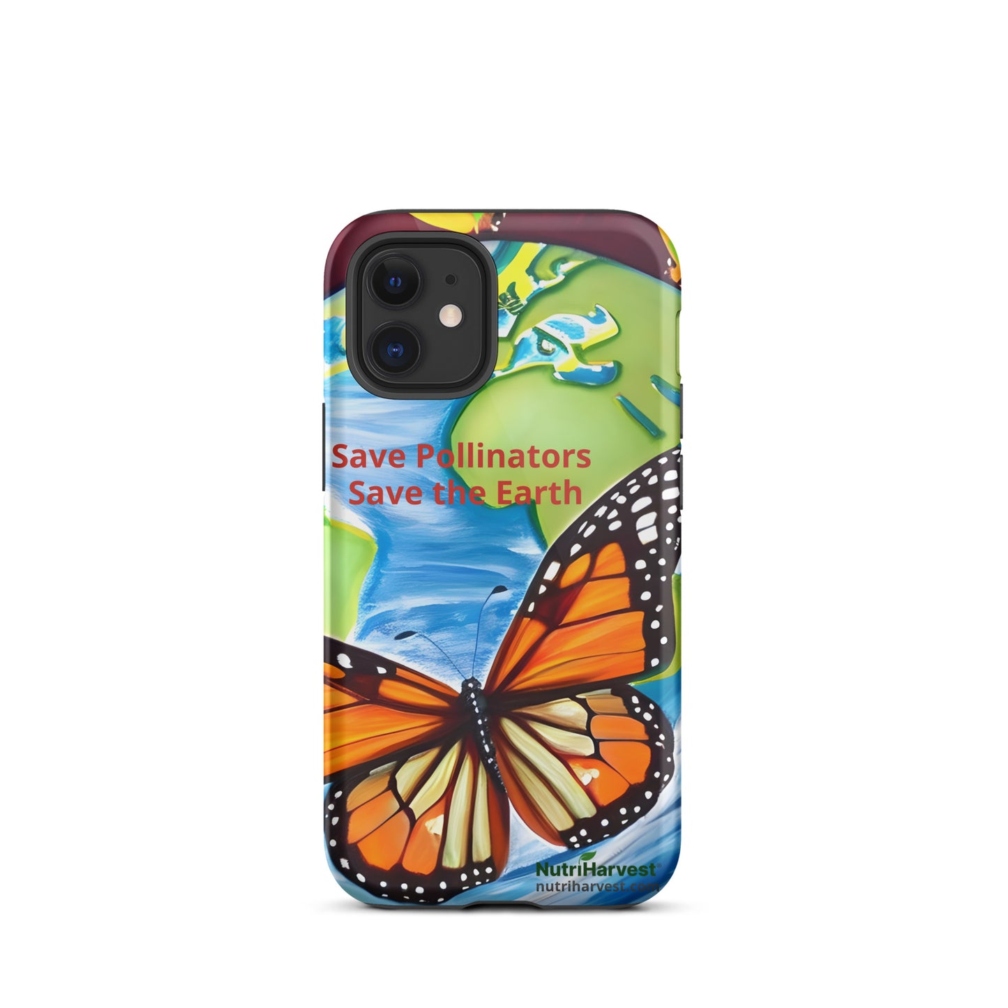 Tough iPhone Case | Save Pollinators Monarch Earth
