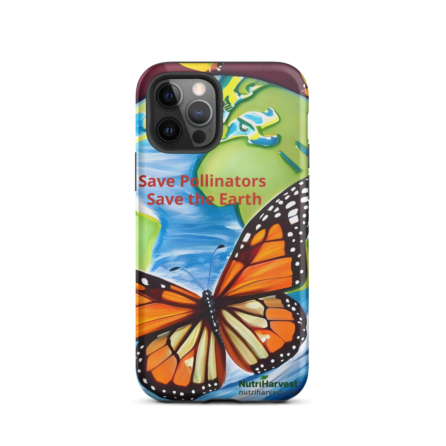 Tough iPhone Case | Save Pollinators Monarch Earth