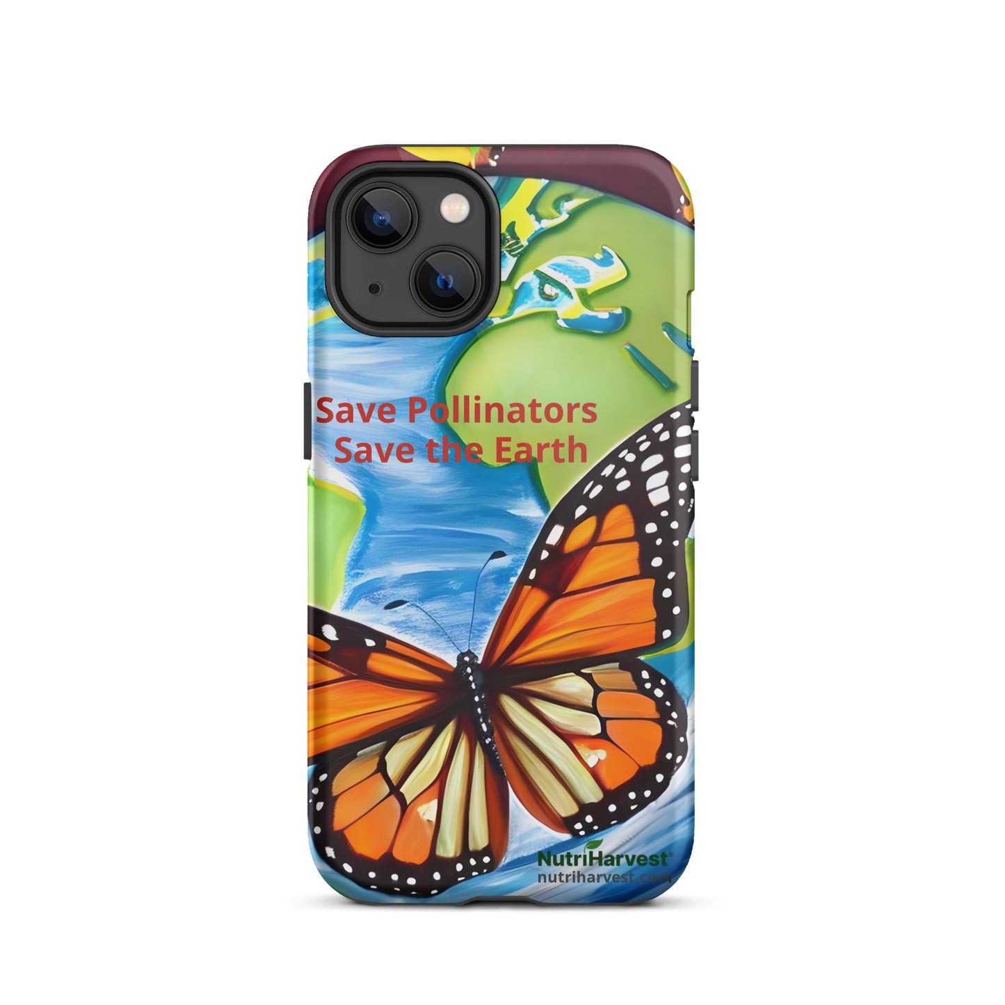 Tough iPhone Case | Save Pollinators Monarch Earth