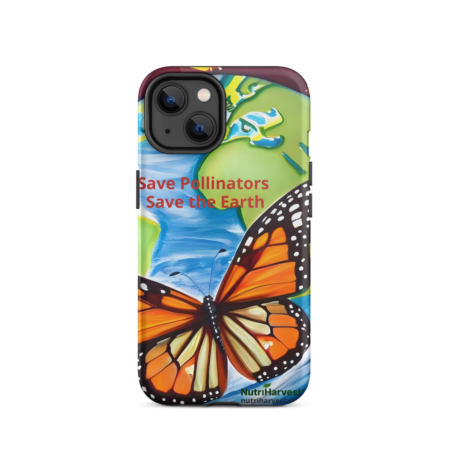 Tough iPhone Case | Save Pollinators Monarch Earth