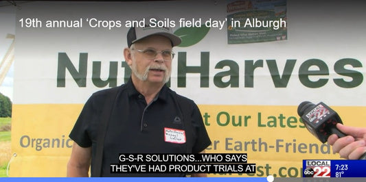 NutriHarvest Fertilzier local ABC22 and FOX44 news coverage.