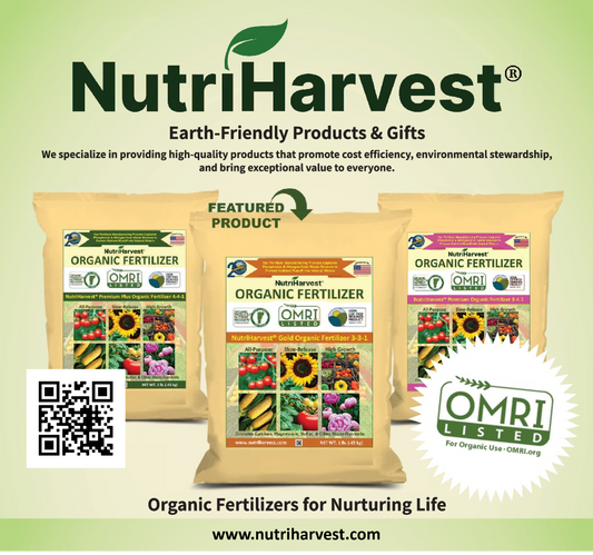 NutriHarvest® Organic Fertilizers Are All Now OMRI Approved