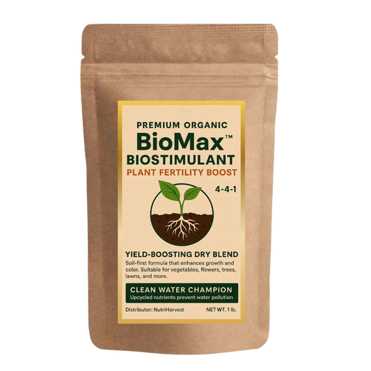 Premium Organic BioMax Biostimulant Plant Fertility Boost in a Resealable Bag