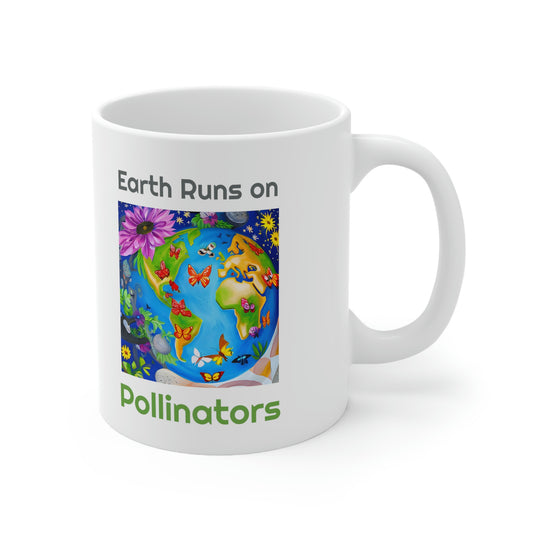 Earth's Pollinators Eco Ceramic Mug 11oz