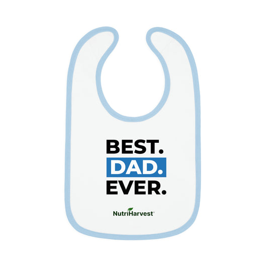 Baby Contrast Trim Jersey Bib