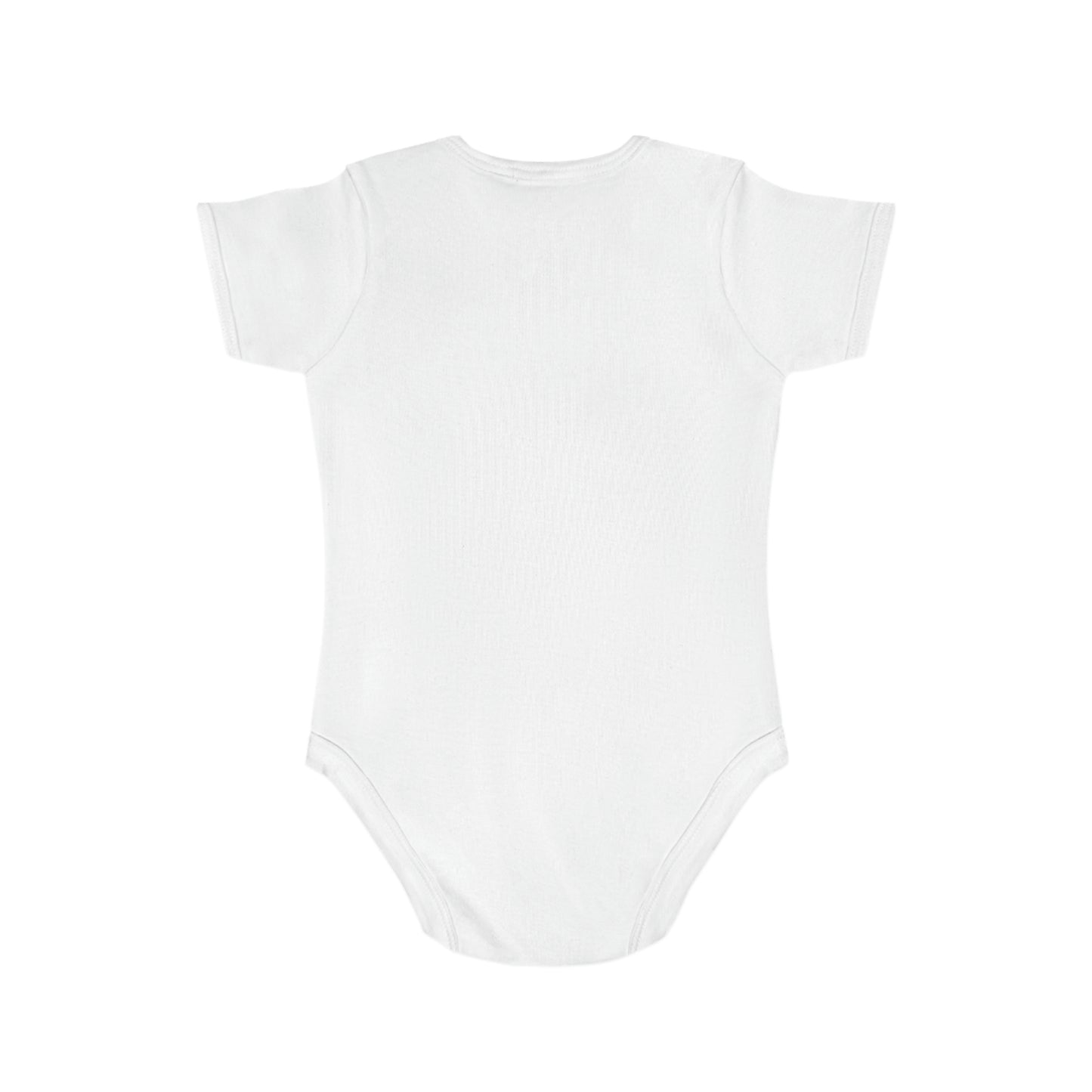 Organic Short Sleeve Baby Onesie, Bodysuit in Pale Blue, Pale Pink, White, Black, Royal Blue, and Navy