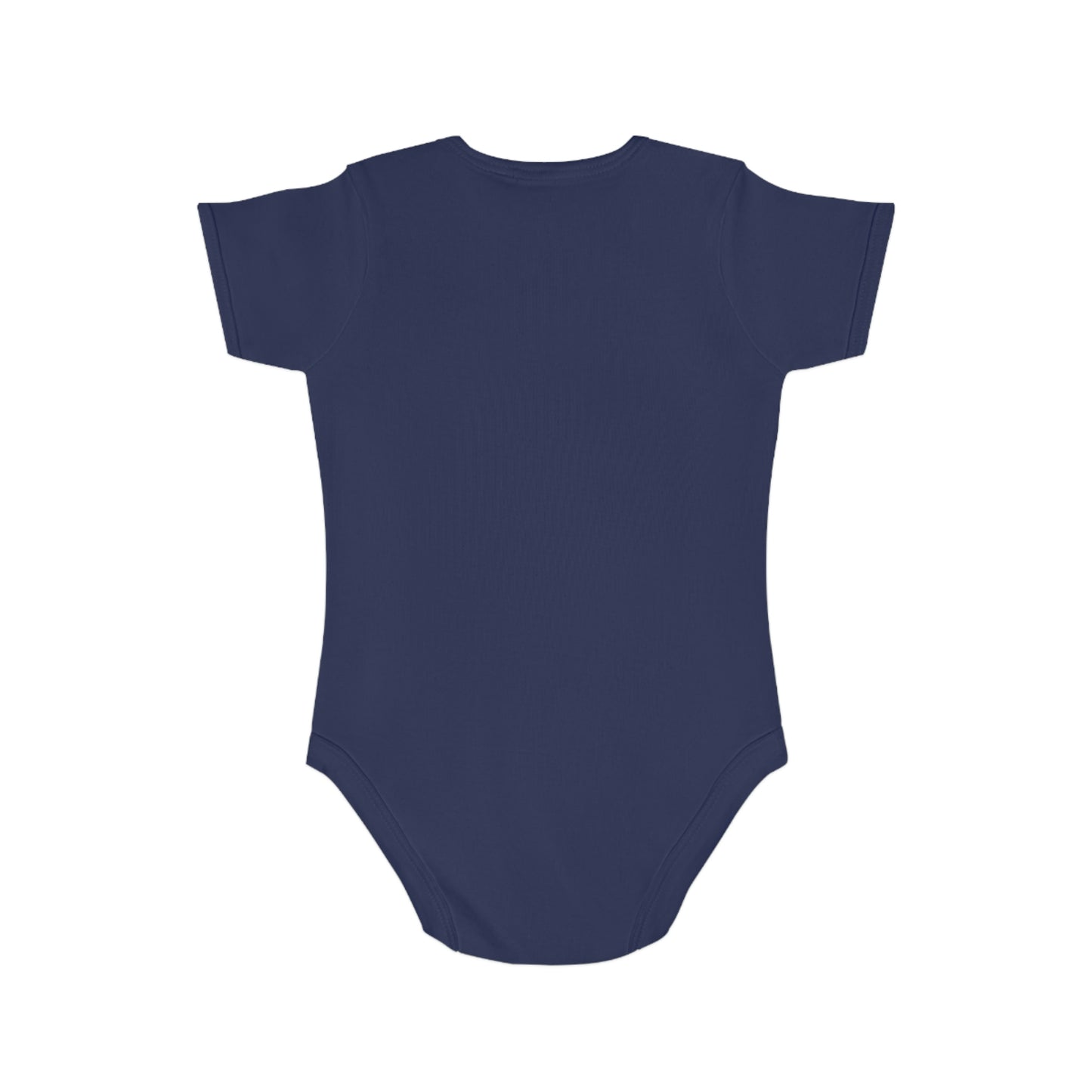 Organic Short Sleeve Baby Onesie, Bodysuit in Pale Blue, Pale Pink, White, Black, Royal Blue, and Navy