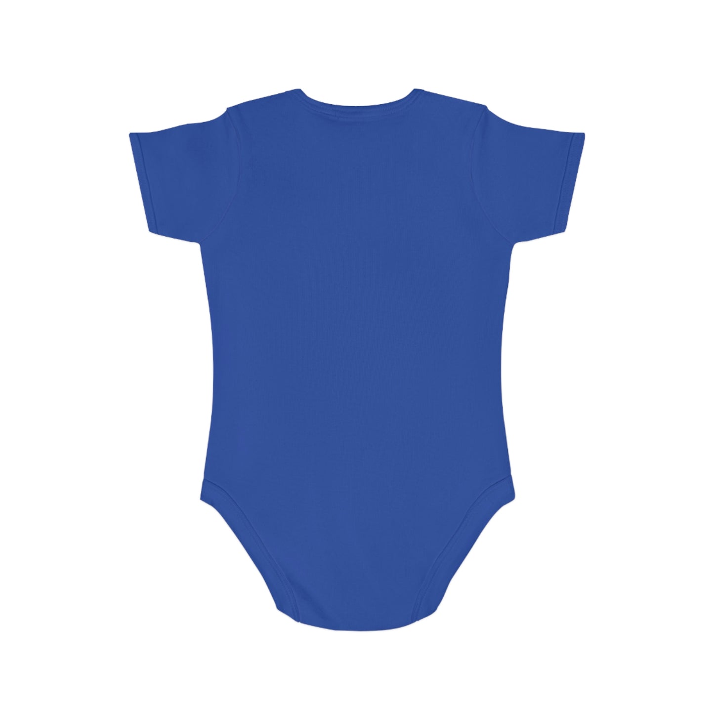 Organic Short Sleeve Baby Onesie, Bodysuit in Pale Blue, Pale Pink, White, Black, Royal Blue, and Navy
