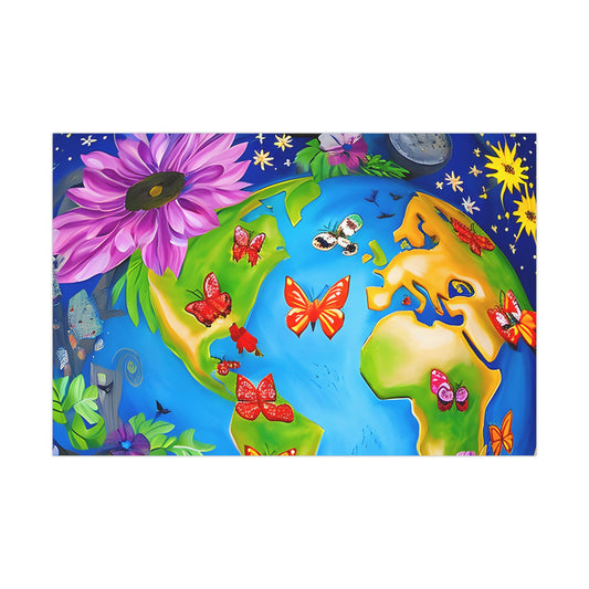 Earth's Pollinators Eco Gift Wrap Paper